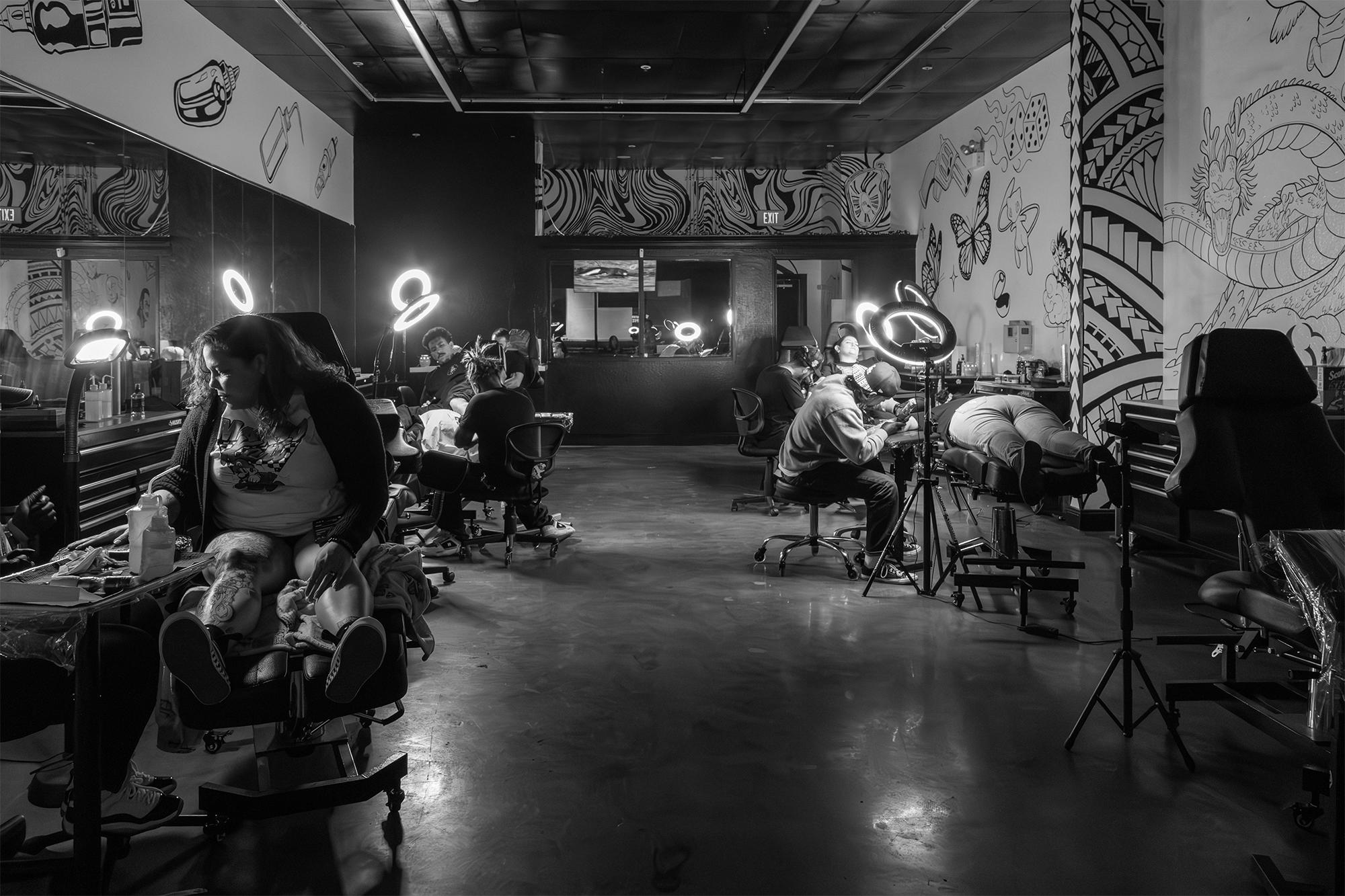 Rich in Flesh tattoo studio & barber shop in Livermore, CA